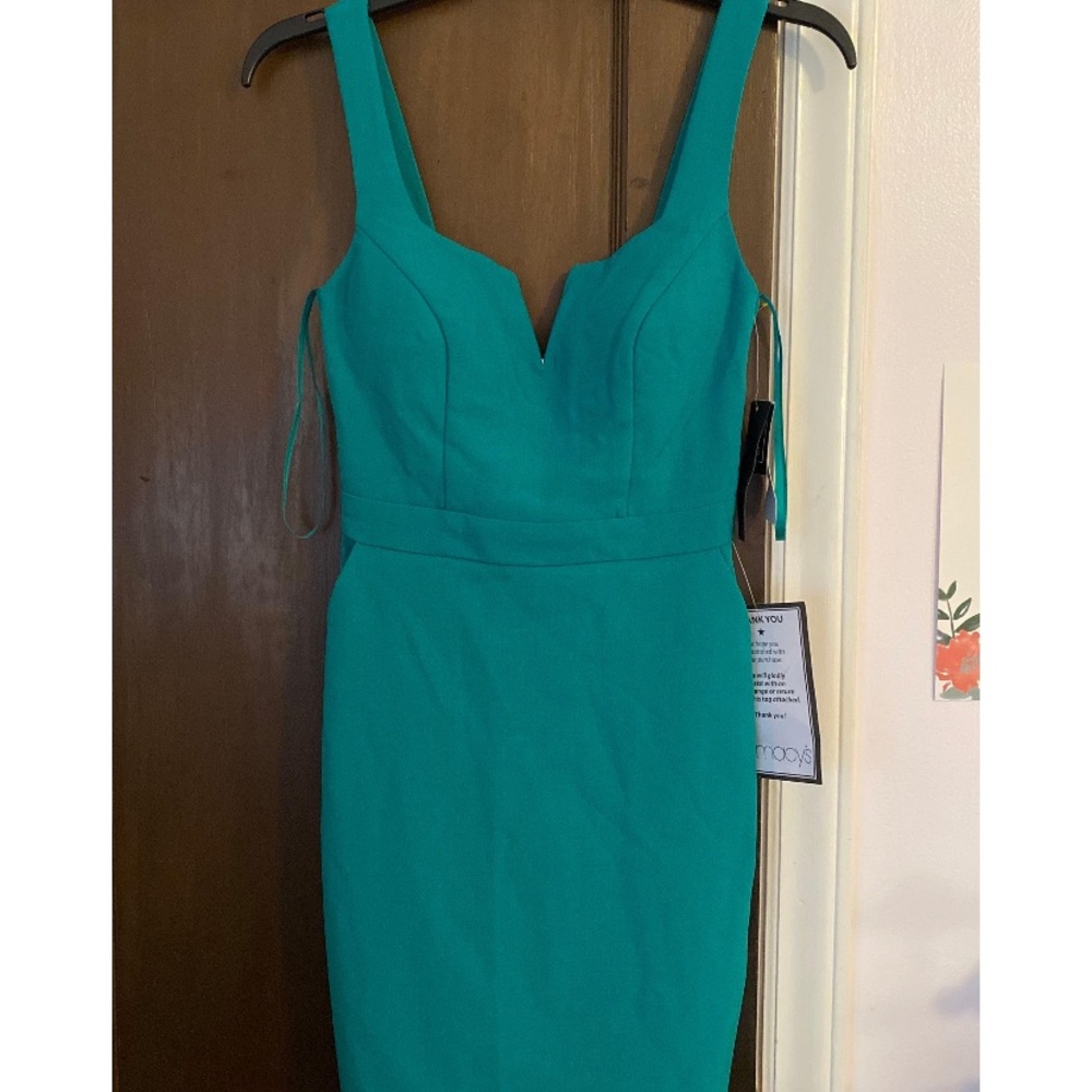Macy’s emerald party dress